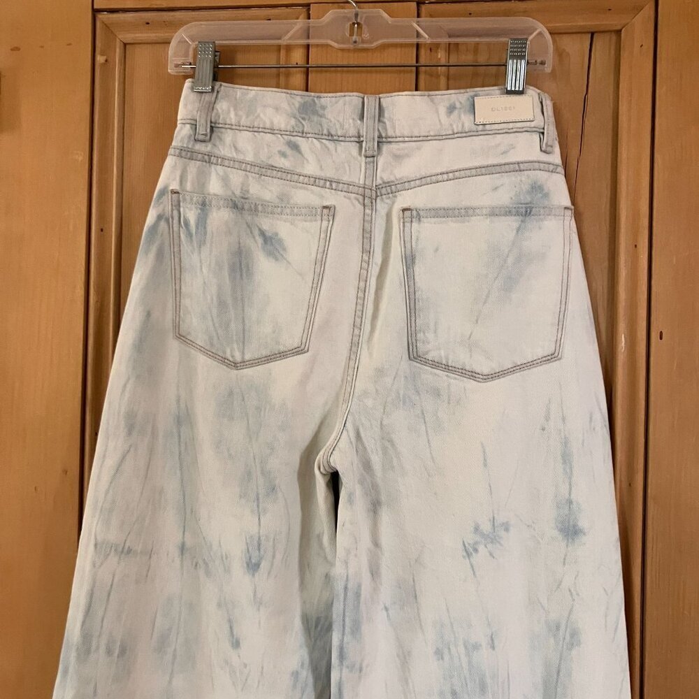 DL1961 Womens Hepburn Wide Leg Light Tide High Rise Jeans Size 25 Blue SP EXC - Picture 11 of 12